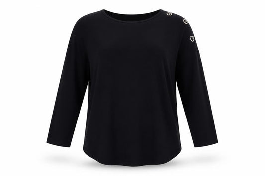 Womens UK Size S Papaya Blue Jersey T-Shirt