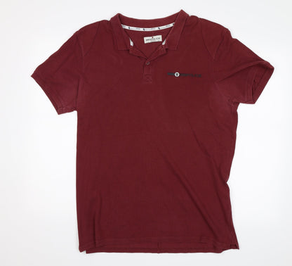 Police Womens Red   Basic Polo Size 6