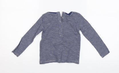 NEXT Baby Blue Striped  Jersey T-Shirt Size 12-18 Months  - Chirstmas