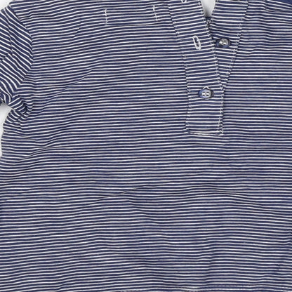 NEXT Baby Blue Striped  Jersey T-Shirt Size 12-18 Months  - Chirstmas