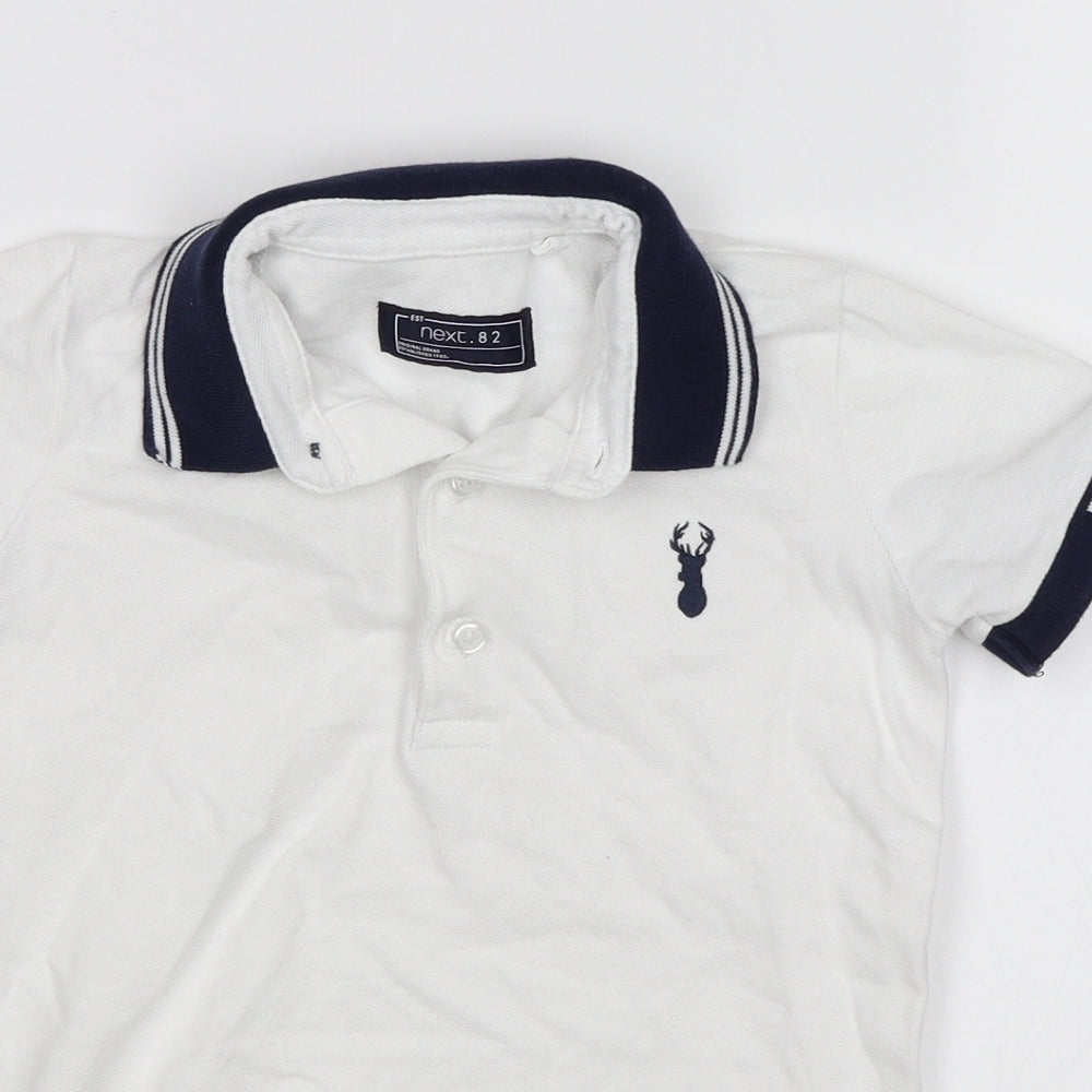 NEXT Boys White   Basic Polo Size 3 Years