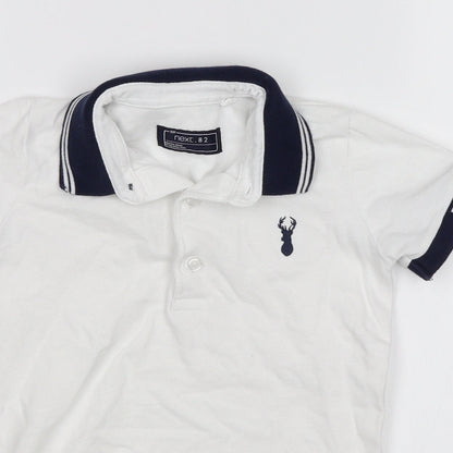NEXT Boys White   Basic Polo Size 3 Years