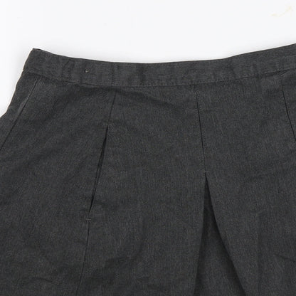 M&S Girls Grey   Straight & Pencil Skirt Size 11-12 Years - School