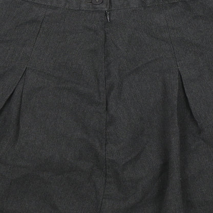 M&S Girls Grey   Straight & Pencil Skirt Size 11-12 Years - School