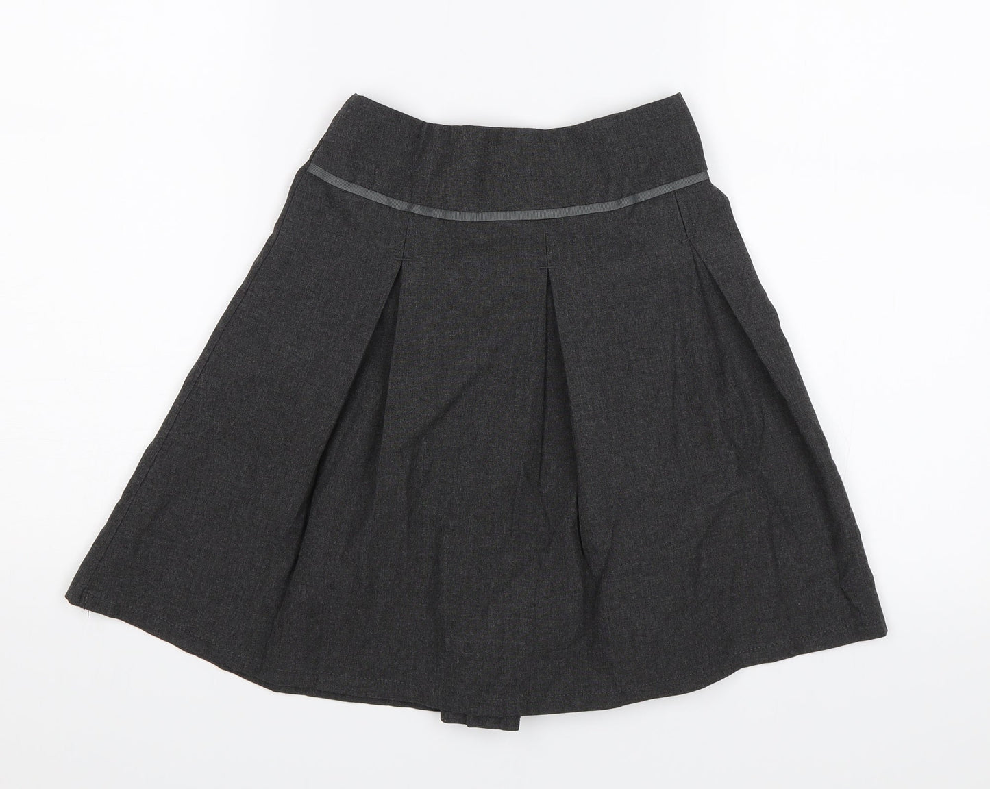 TU Girls Grey   Straight & Pencil Skirt Size 9 Years - School