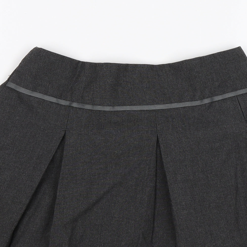 TU Girls Grey   Straight & Pencil Skirt Size 9 Years - School