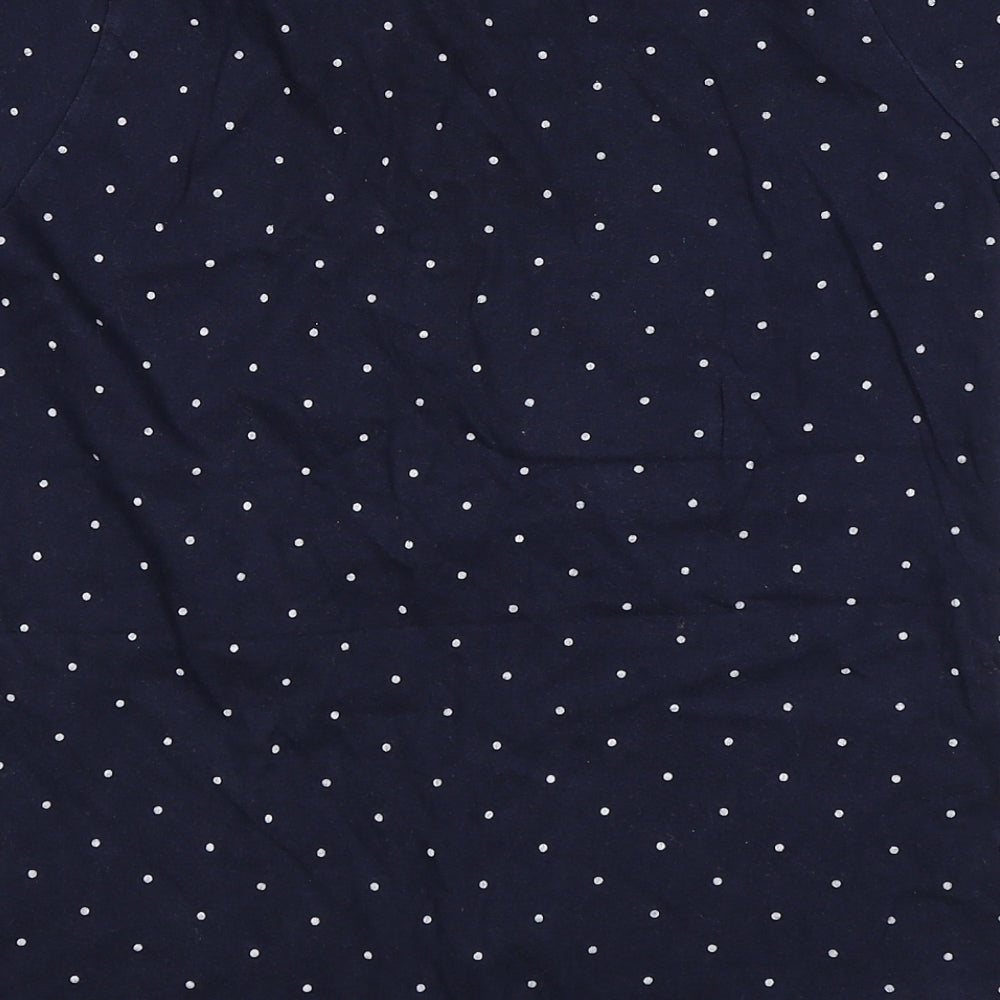 Primark Girls Blue Polka Dot  Basic T-Shirt Size 11-12 Years  - Just be you