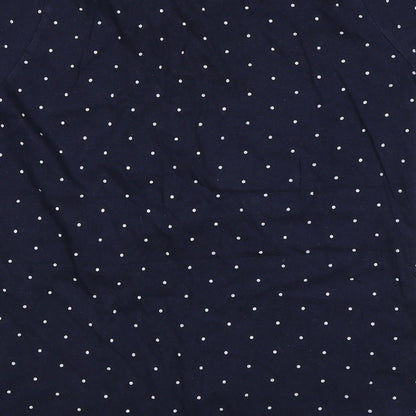 Primark Girls Blue Polka Dot  Basic T-Shirt Size 11-12 Years  - Just be you