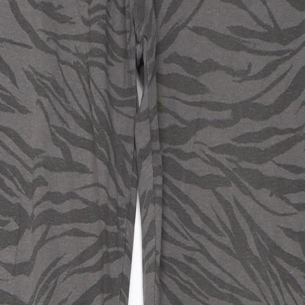 TU Girls Grey Animal Print  Jegging Trousers Size 12 Years