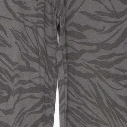 TU Girls Grey Animal Print  Jegging Trousers Size 12 Years