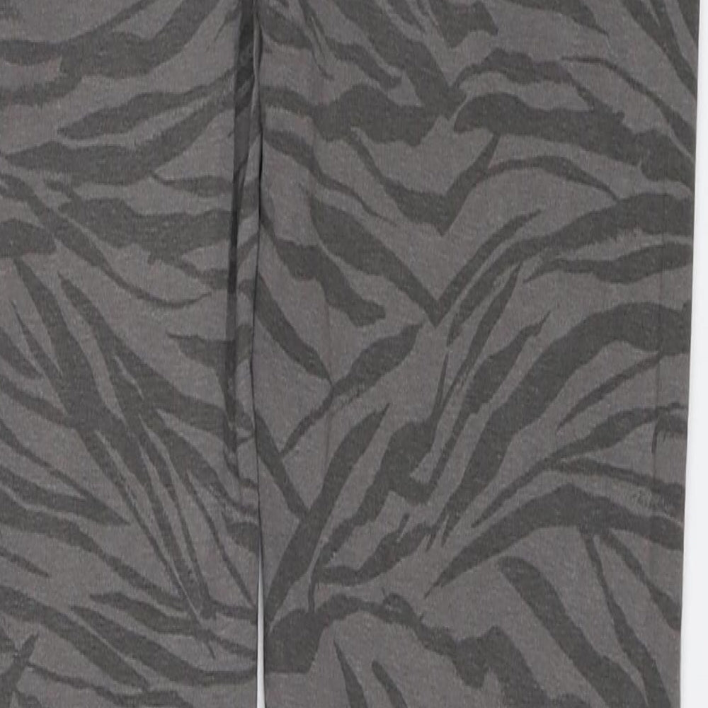 TU Girls Grey Animal Print  Jegging Trousers Size 12 Years
