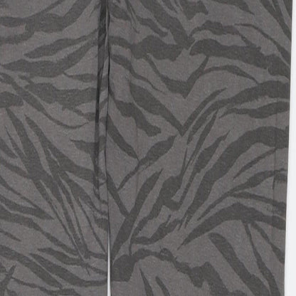TU Girls Grey Animal Print  Jegging Trousers Size 12 Years