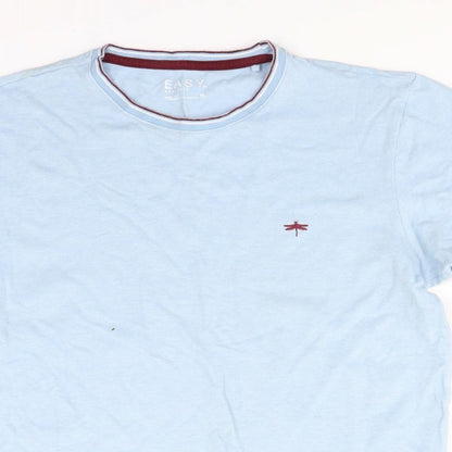 Mens UK Size M Easy Blue  T-Shirt