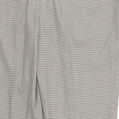 F&F Womens Brown Houndstooth  Trousers  Size 20 L25 in
