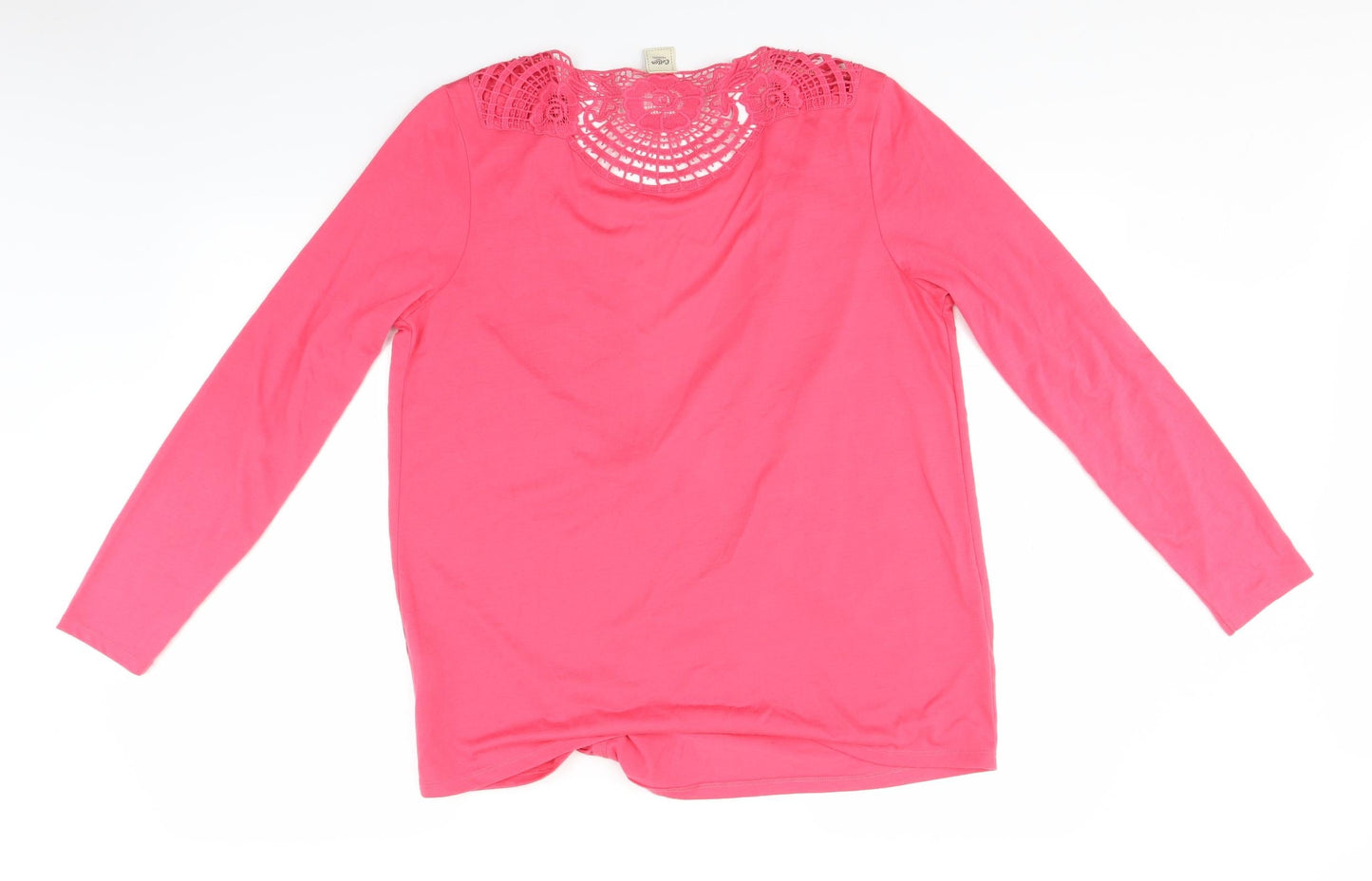 Cotton Traders Womens Pink   Cardigan Jumper Size 14
