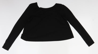Light Before Dark Womens Black   Basic Blouse Size XS