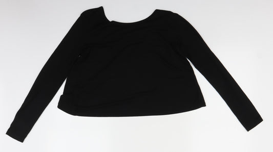 Light Before Dark Womens Black   Basic Blouse Size XS