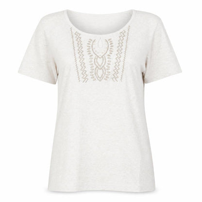 Bonmarché Womens Beige   Basic T-Shirt Size M