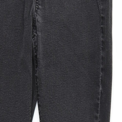 George Womens Black  Denim Skinny Jeans Size 12 L25 in