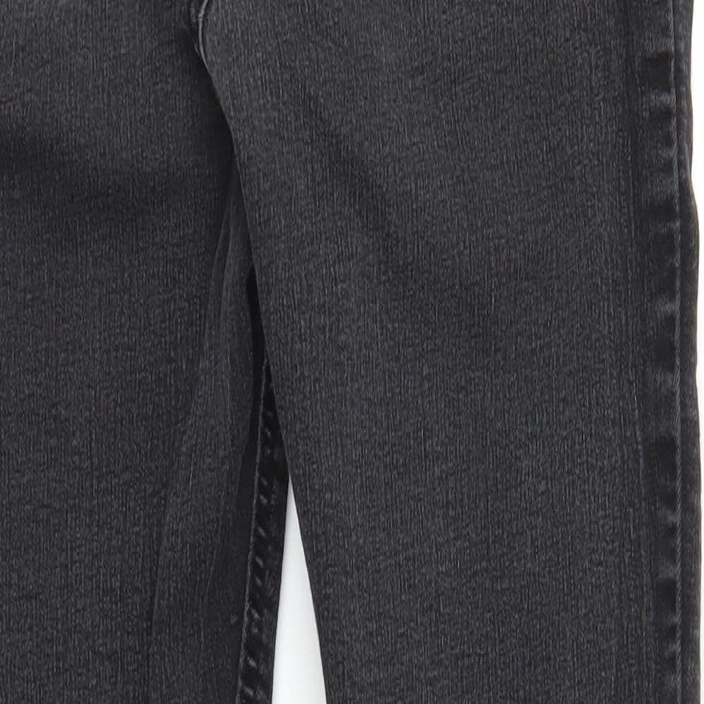 George Womens Black  Denim Skinny Jeans Size 12 L25 in