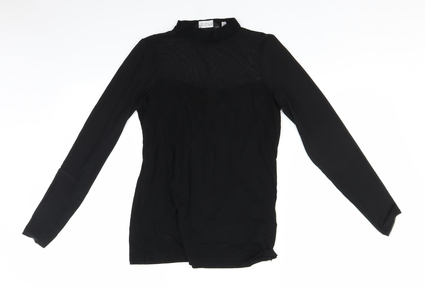 Dorothy Perkins Womens Black   Basic T-Shirt Size 8