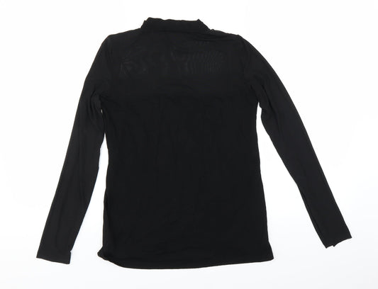 Dorothy Perkins Womens Black   Basic T-Shirt Size 8