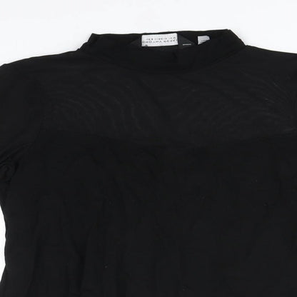 Dorothy Perkins Womens Black   Basic T-Shirt Size 8
