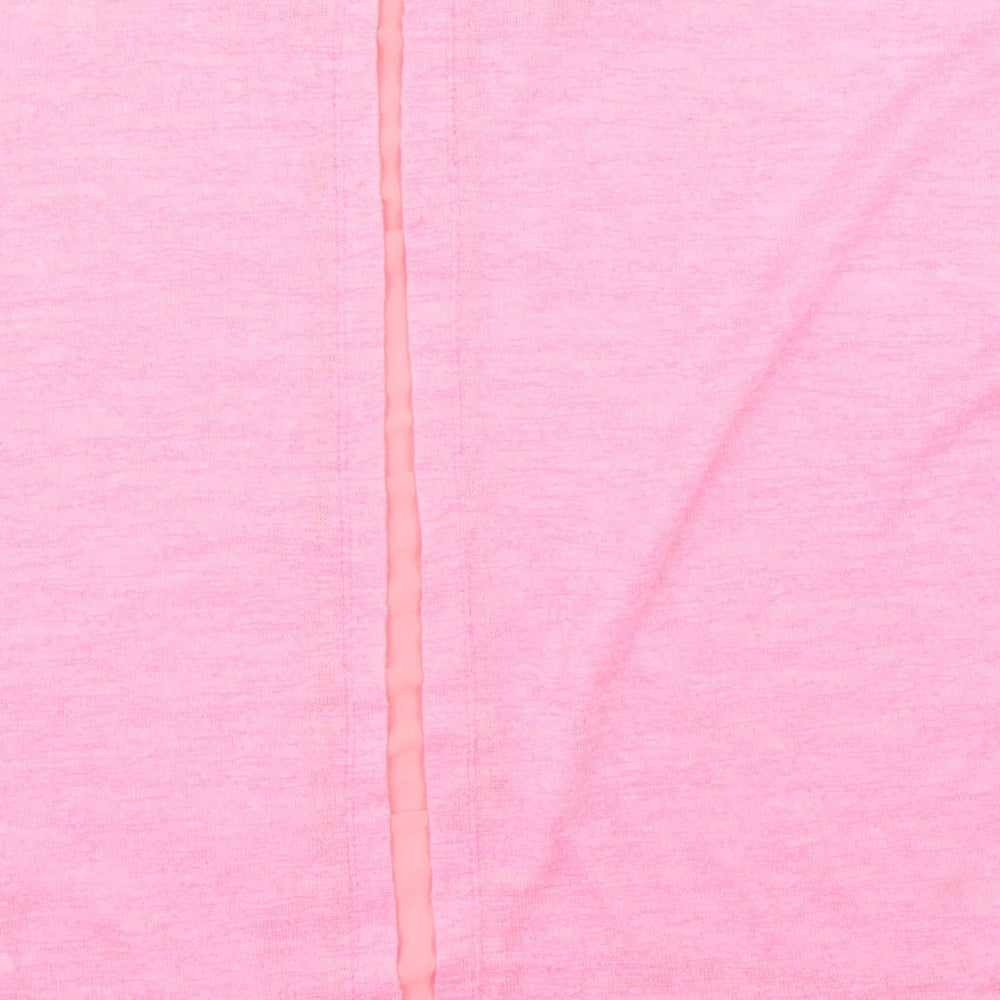 Womens UK Size L Flamant Rose Pink Basic T-Shirt