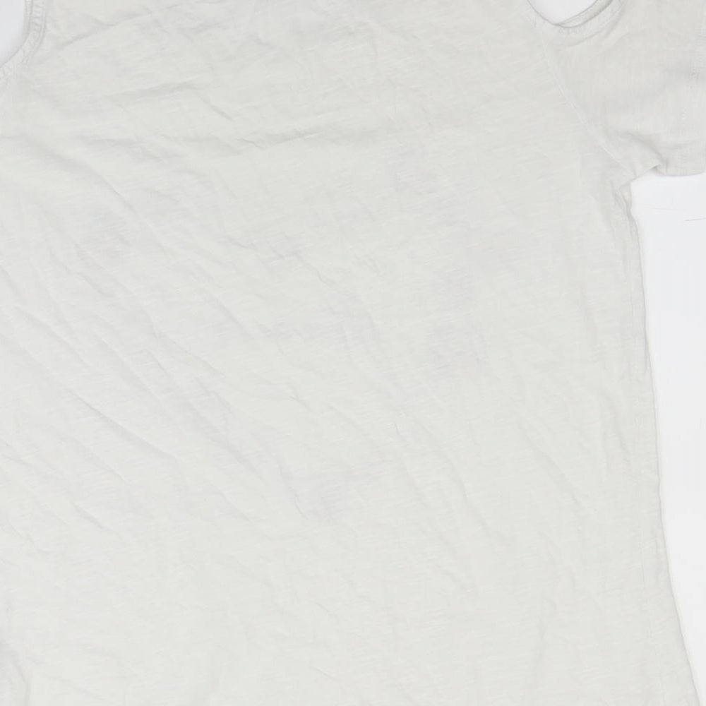 Primark Womens White   Basic T-Shirt Size 10