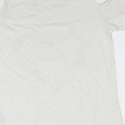 Primark Womens White   Basic T-Shirt Size 10