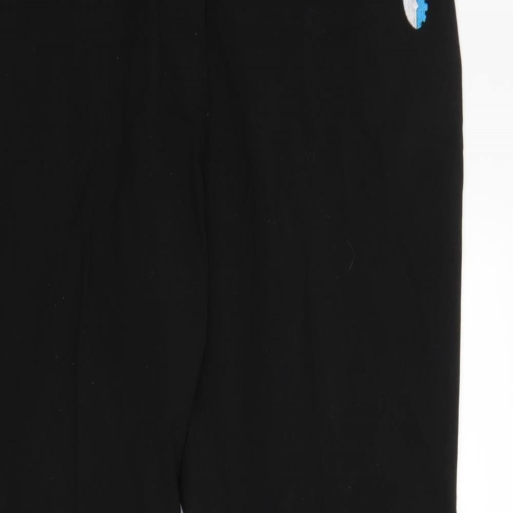 Womens UK Size 34 in Trutex Regular Fit  Black Trousers