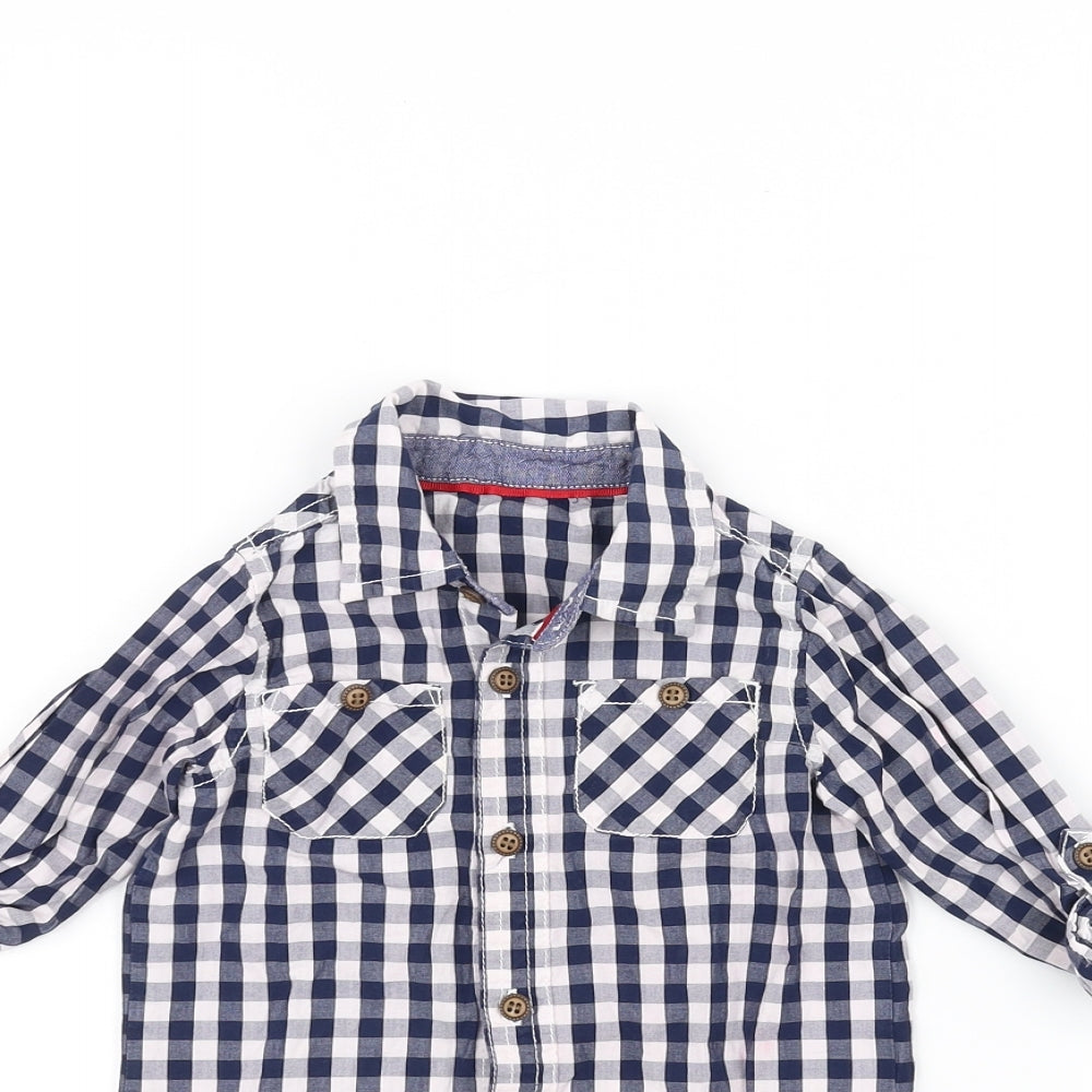 George Baby Blue   Basic Button-Up Size 12-18 Months