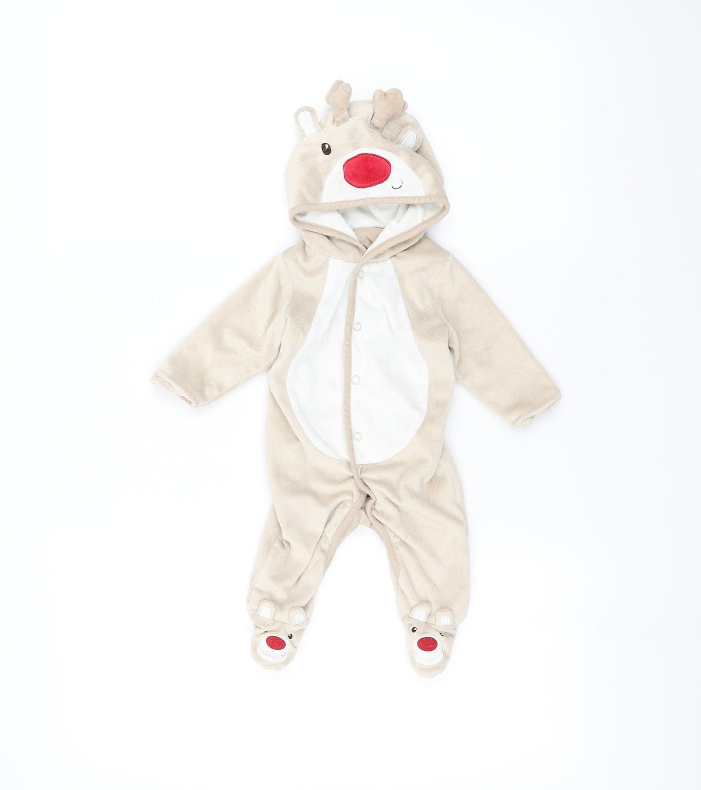 George Baby Brown   Babygrow One-Piece Size 0-3 Months  - Deer