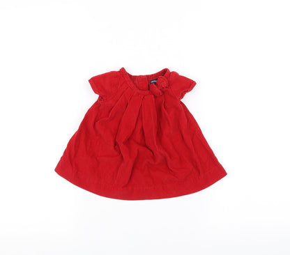 Front view of Gap Baby Red A-Line, size 0-3, Months