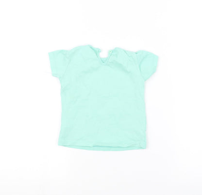 F&F Baby Green   Basic T-Shirt Size 12-18 Months