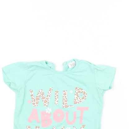 F&F Baby Green   Basic T-Shirt Size 12-18 Months