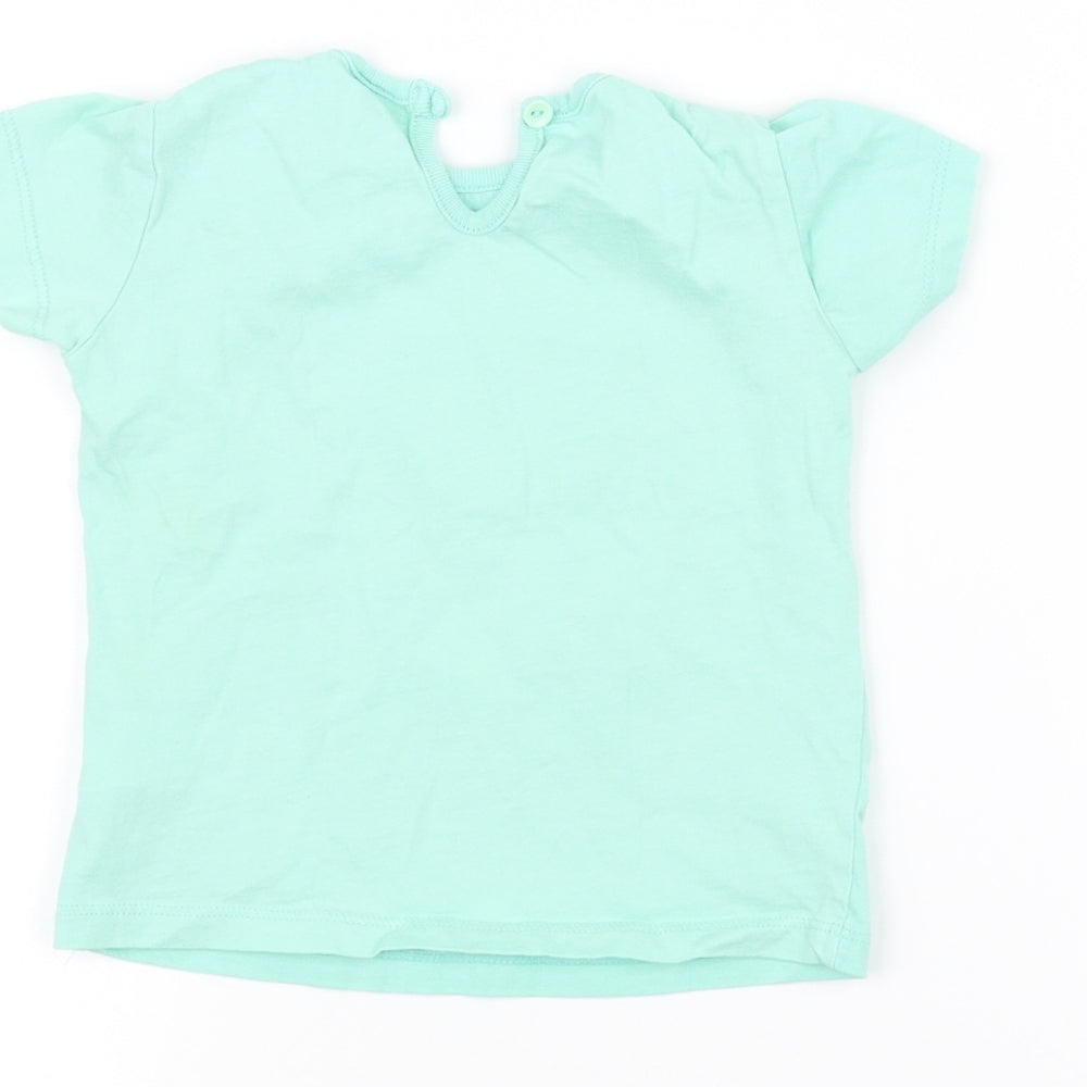 F&F Baby Green   Basic T-Shirt Size 12-18 Months