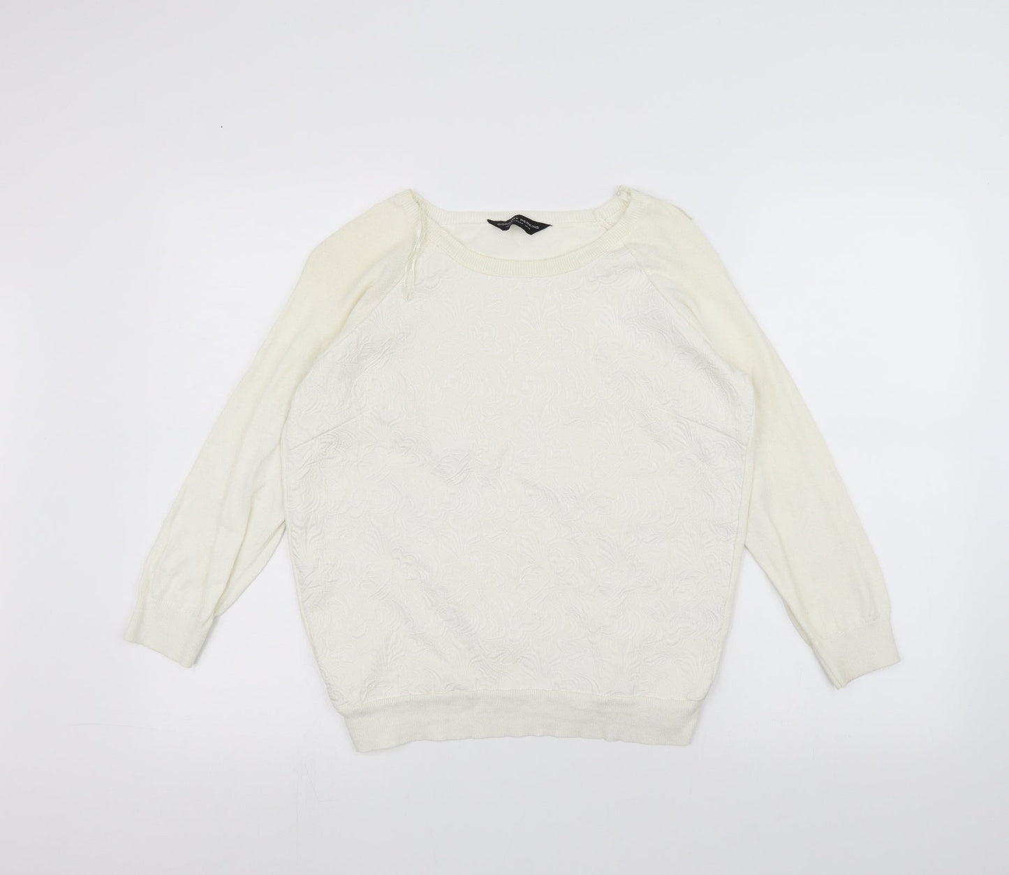 Dorothy Perkins Womens White   Pullover Jumper Size 14