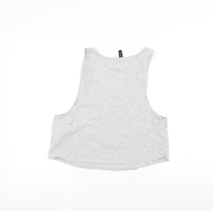 Cotton On Womens Grey   Basic Tank Size S  - Tequila