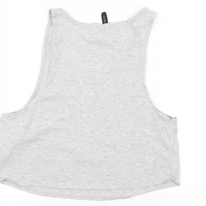Cotton On Womens Grey   Basic Tank Size S  - Tequila