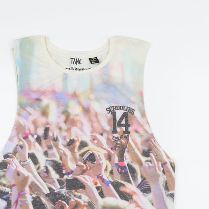 factory Womens White   Basic Tank Size S