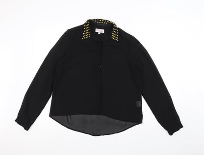 Be Beau Womens Black   Cardigan Jumper Size 10