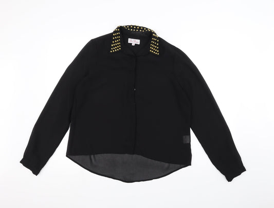 Be Beau Womens Black   Cardigan Jumper Size 10