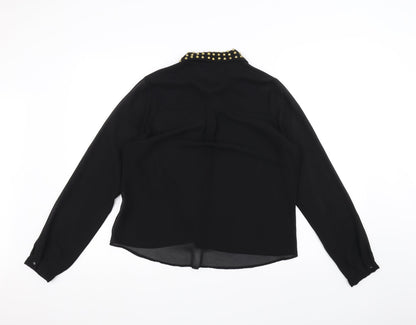 Be Beau Womens Black   Cardigan Jumper Size 10