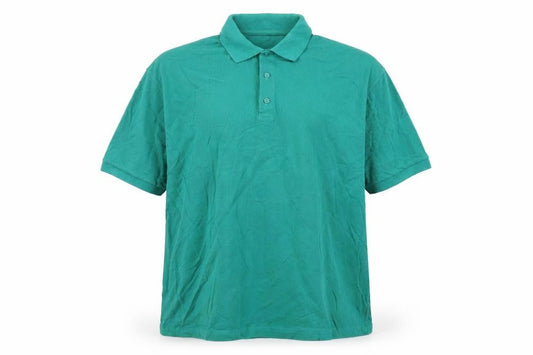Front view of Antartex men’s green polo, size XL