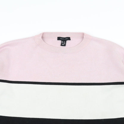 New Look Womens Pink   Pullover Jumper Size M