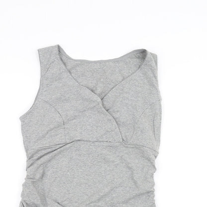 Preworn Womens Grey   Pencil Dress  Size M