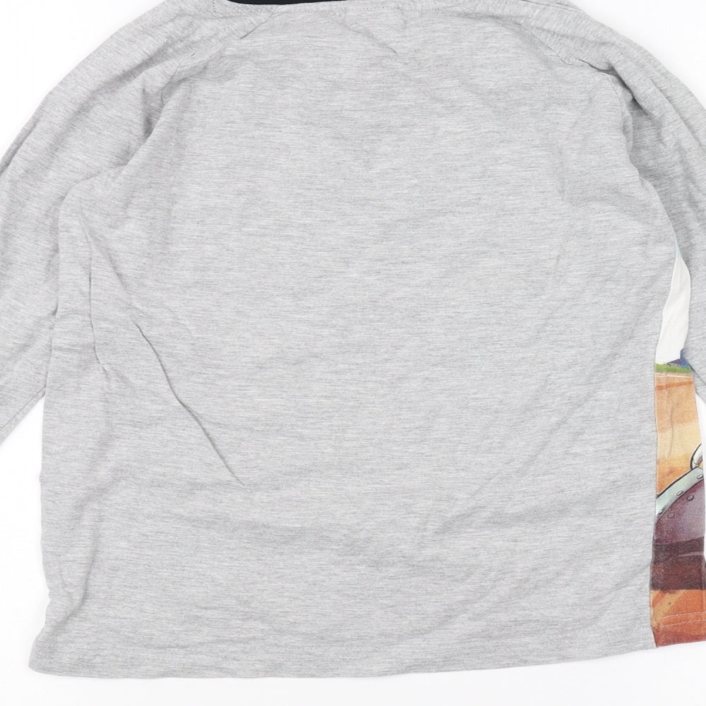 Angry Birds Boys Grey   Basic T-Shirt Size 9-10 Years  - Angry Birds