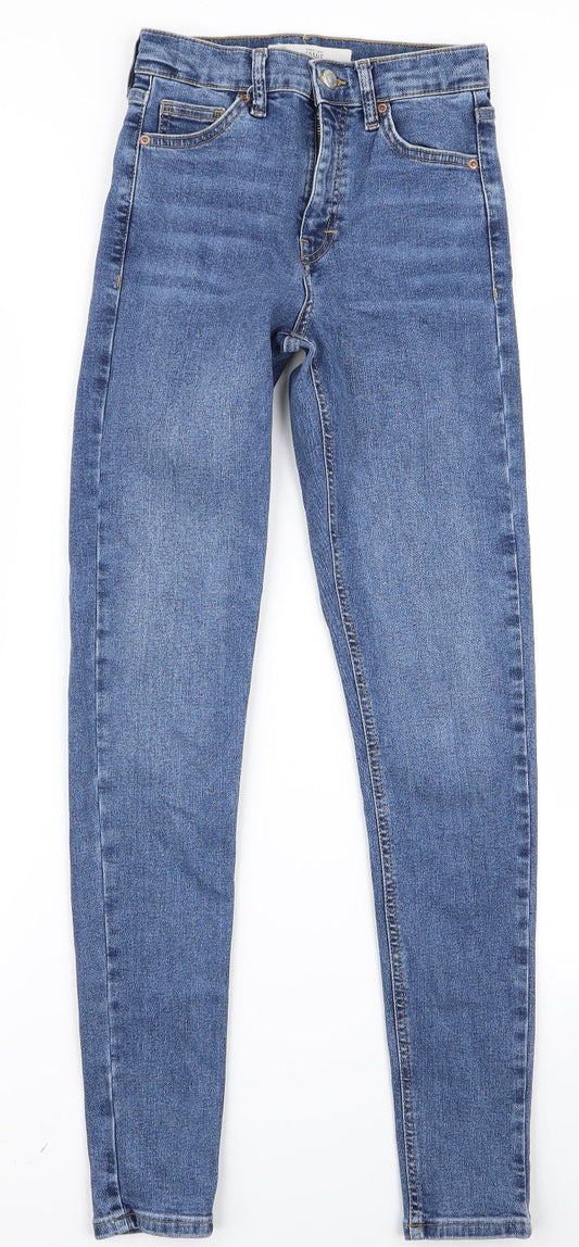 Topshop Womens Black   Skinny Jeans Size 25 L28 in