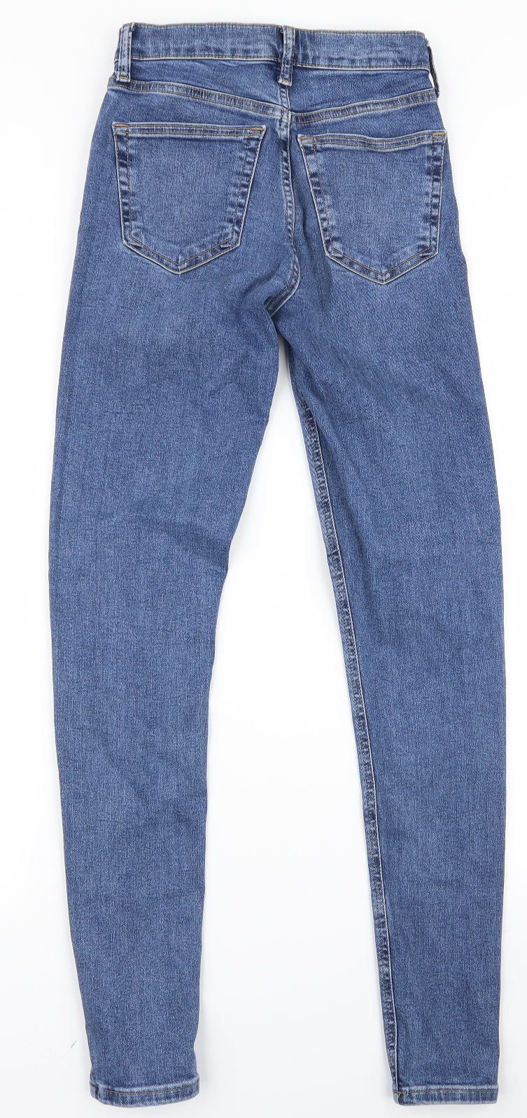 Topshop Womens Black   Skinny Jeans Size 25 L28 in